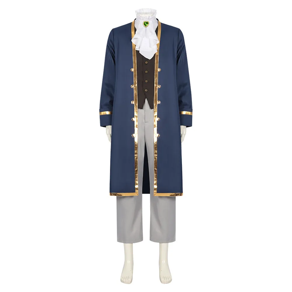 Anime Sousou No Frieren Lugner Cosplay Fantasia Costume Disguise Adult Men Uniform Jacket Pants Outfits Halloween Carnival Suit