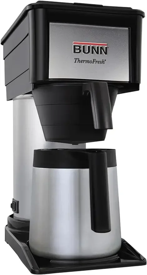 BTX-B(D) ThermoFresh High Altitude 10-Cup Home Thermal Carafe Coffee Brewer, Black