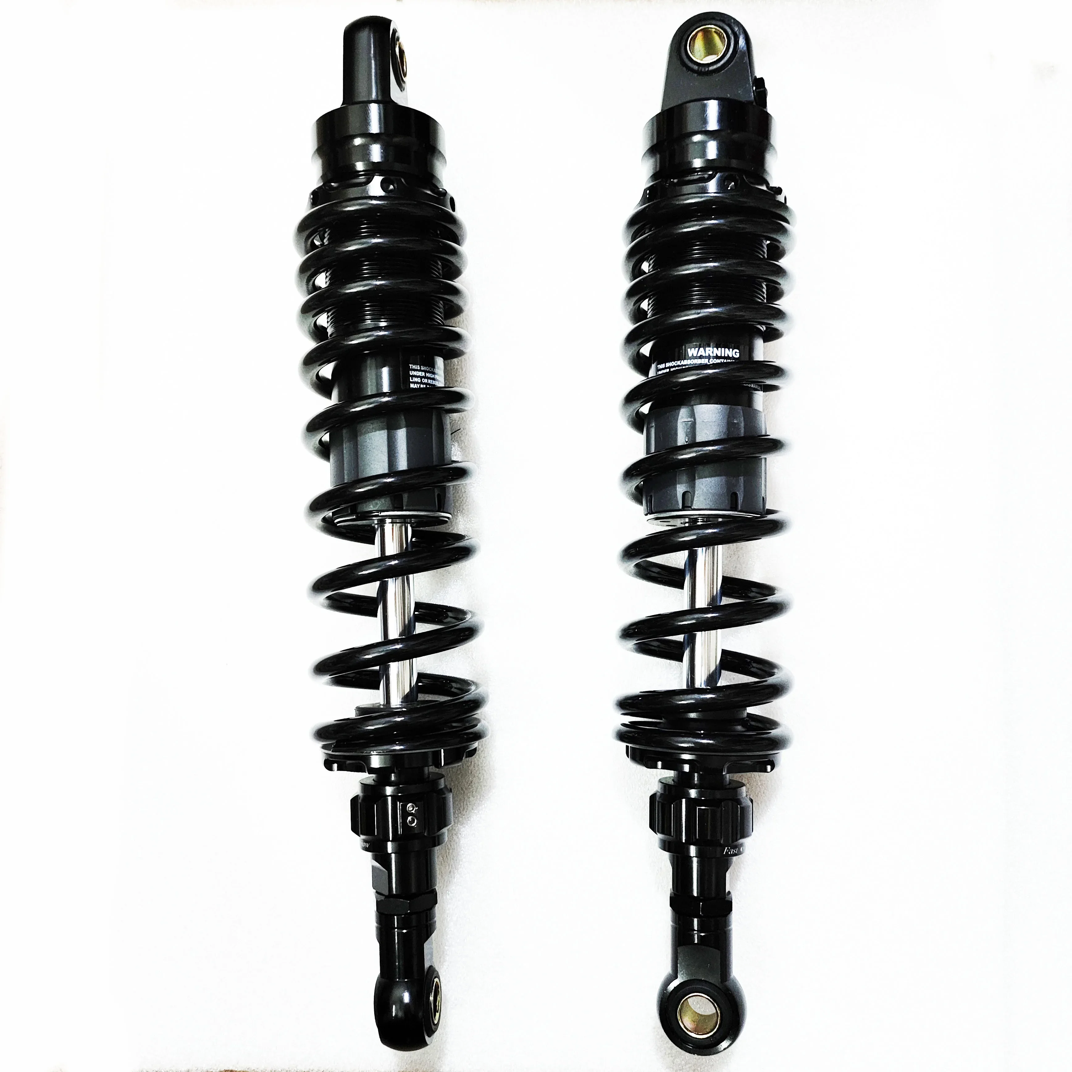 One Pair 330mm 340mm 350mm 360mm 8mm Spring Motorcycle Shock Absorber Adjust Rear Suspension for Yamaha Honda Suzuki