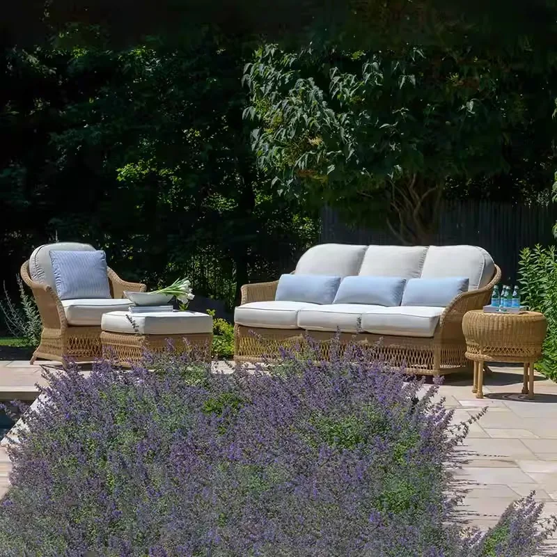 

Villa Terrace Outdoor Sofas Design Relax Homestay Modern Living Room Garden Sofas New Style Furniture Arredo Giardino Lshysf