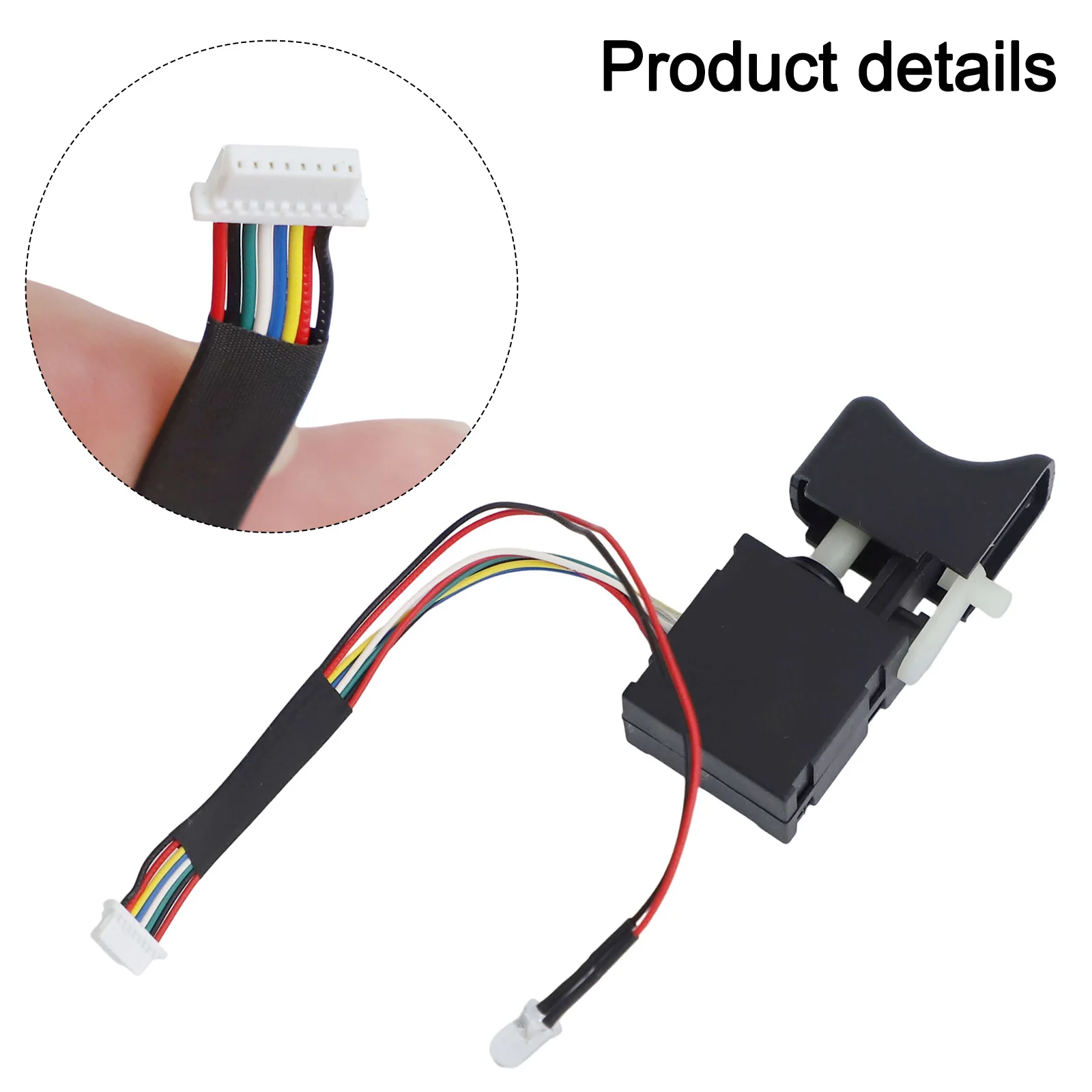 

1pc Electric Drill Switch For-Dayi 2106 Brushless Cordless Drill Trigger Switch Power Tools Electric Wrench Switch Accessories