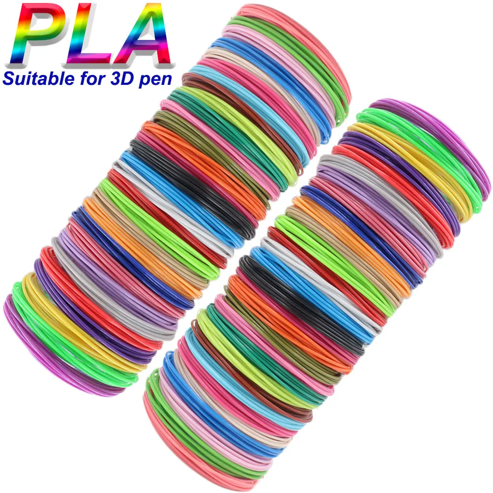 Colored PLA Filament For 3D Pen Printing Material 20/30 Rolls Diameter 1.75mm No Smell Safety Plastic Refill for 3D Printer Pen