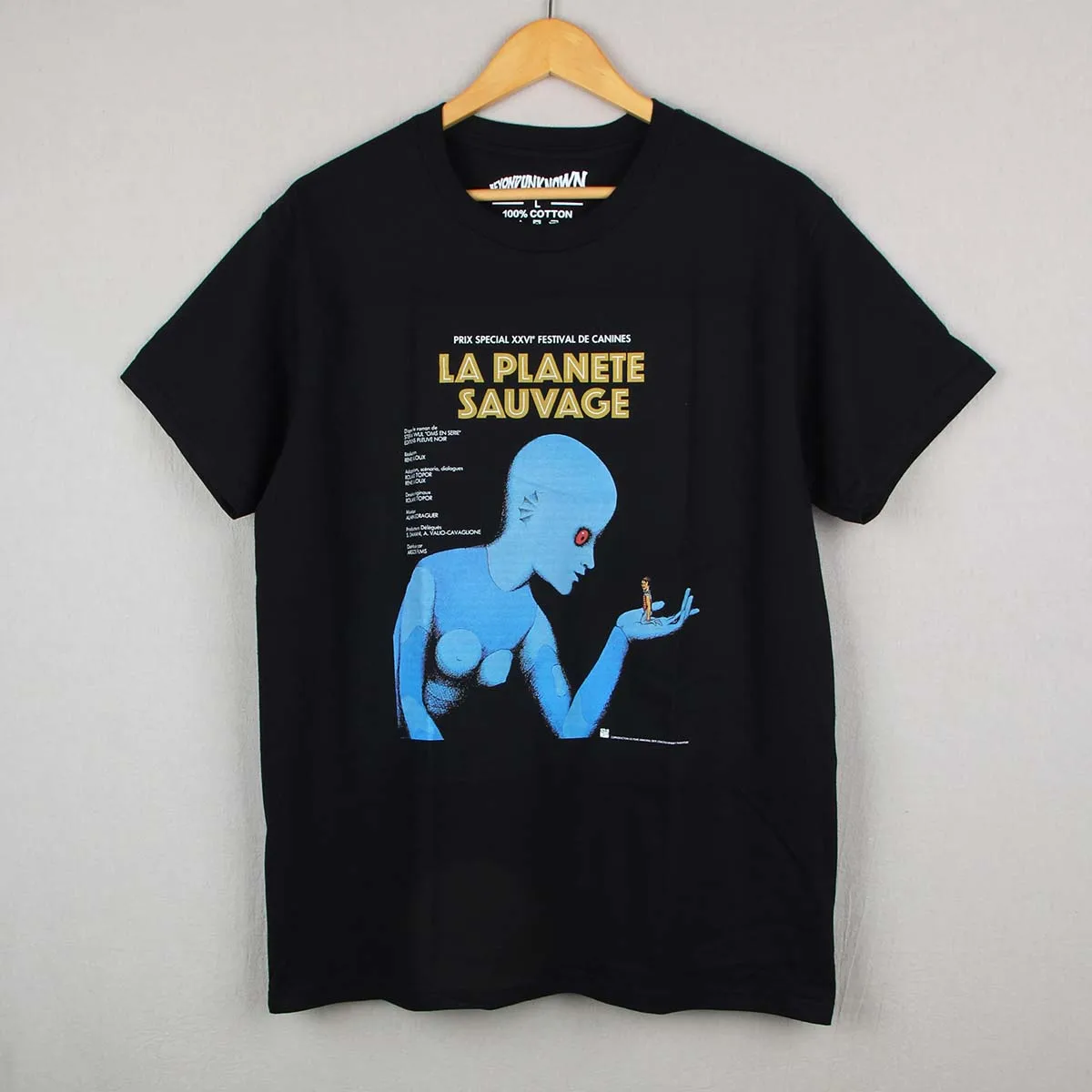 Fantastic Planet T-Shirt Movie La planete sauvage Rene Laloux Gandahar Metropolis Men Cotton Tee t shirt