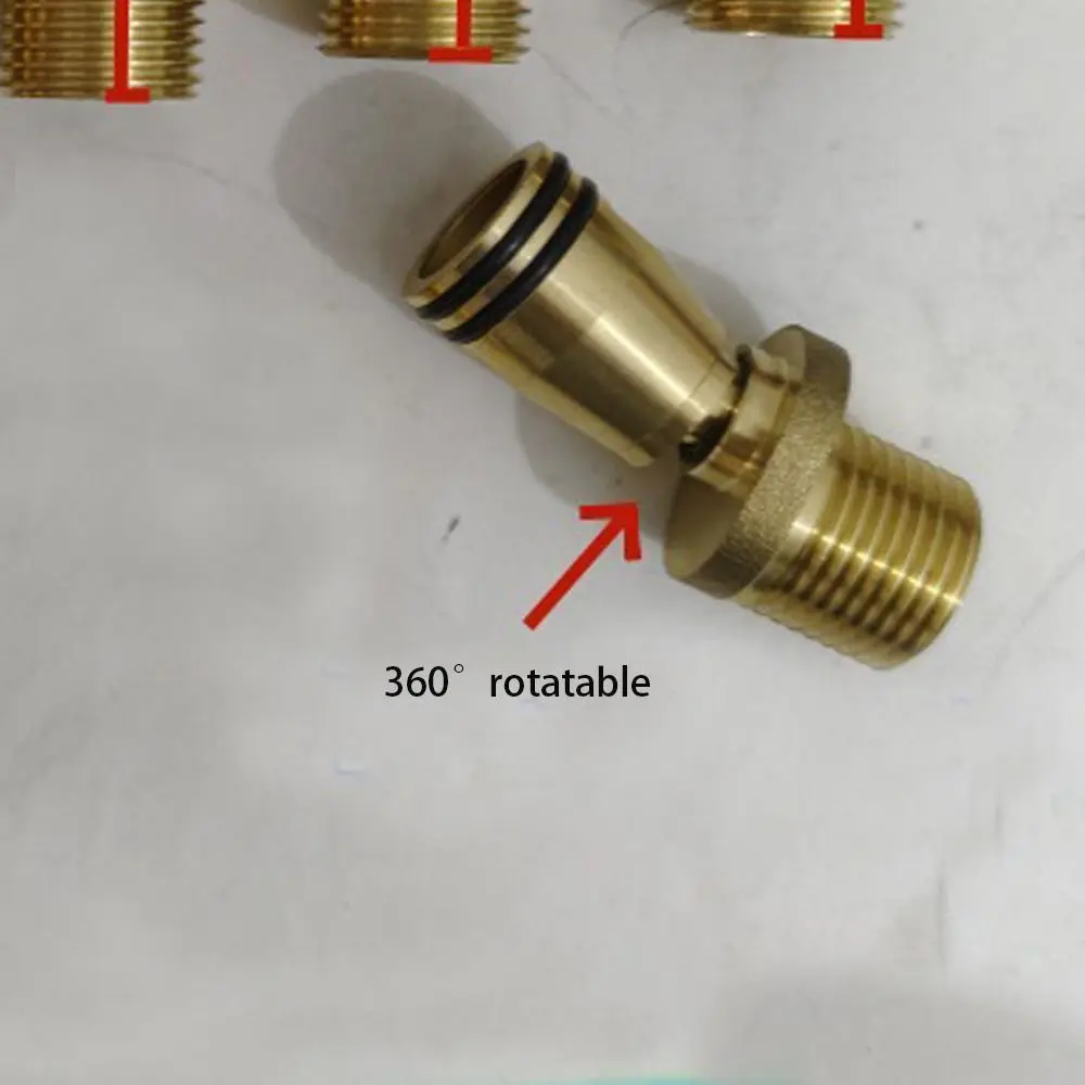 Adaptador de grifo de ducha montado en la pared, ajuste de ángulo de pie curvo en ángulo de acero inoxidable, accesorios de conexión giratorios