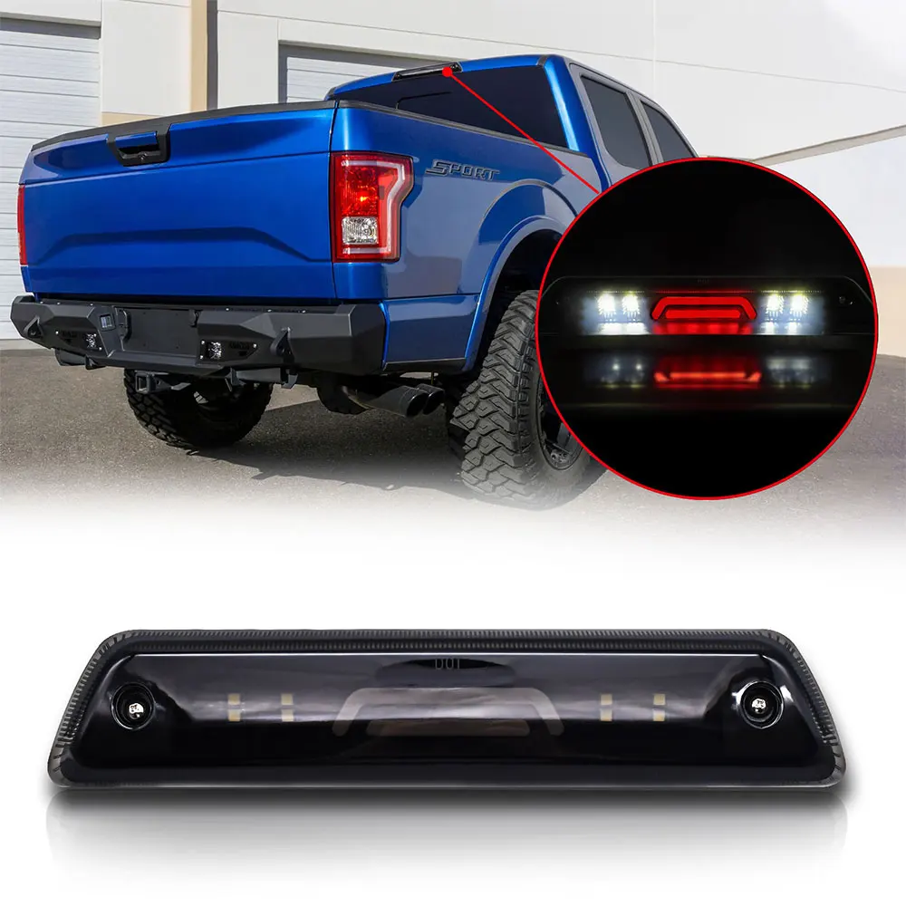 LED Backup Brae Signal Smoke Reversing Car Stop Rear Lights Brake Semaphore Lamp Car Accessories For Ford F150 F-150 2009-2014