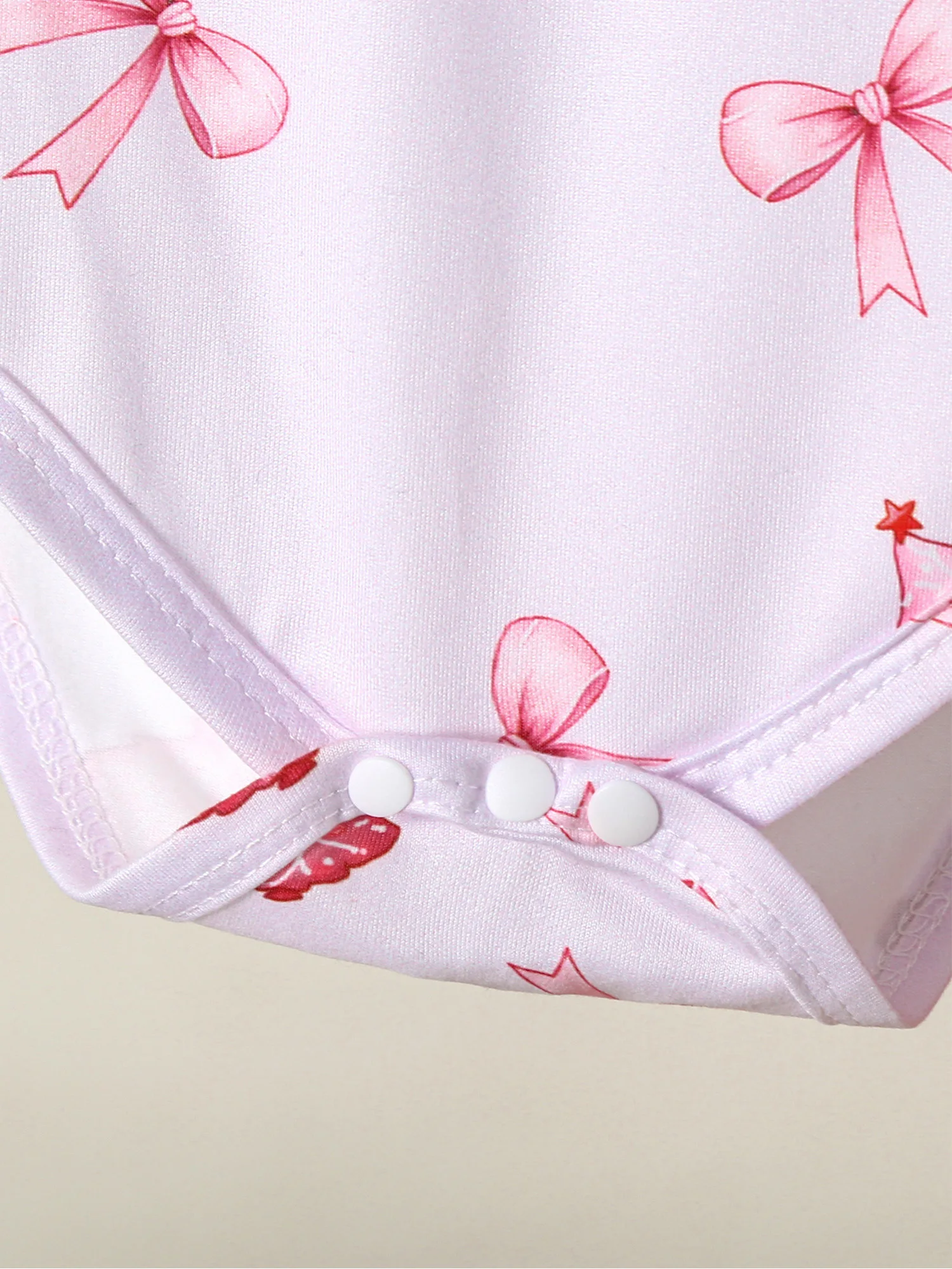 ملابس للفتيات الصغيرات الرضع بأكمام طويلة رومبير مطبوع لطيف مع أقواس مطرزة فستان قصير لحفلات أعياد الميلاد وأعياد الميلاد