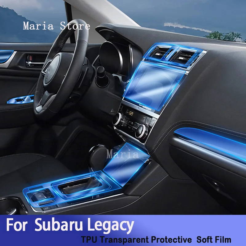 

For Subaru Legacy (2016-2020) Car Interior Center Console Transparent TPU Protective Film Anti-scratch Repair Car Sticker