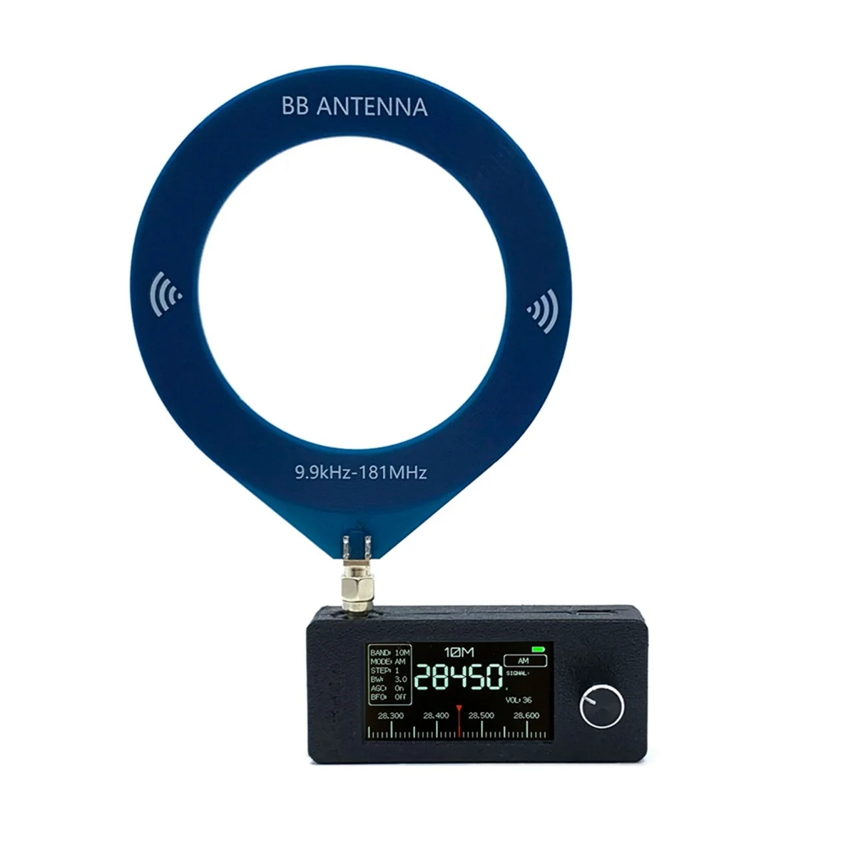 Durable 9.9khz-181mhz SMA Interface Mini Loop Antenna Pocket Size SI4732 Radio, Receiver, Mini Radio