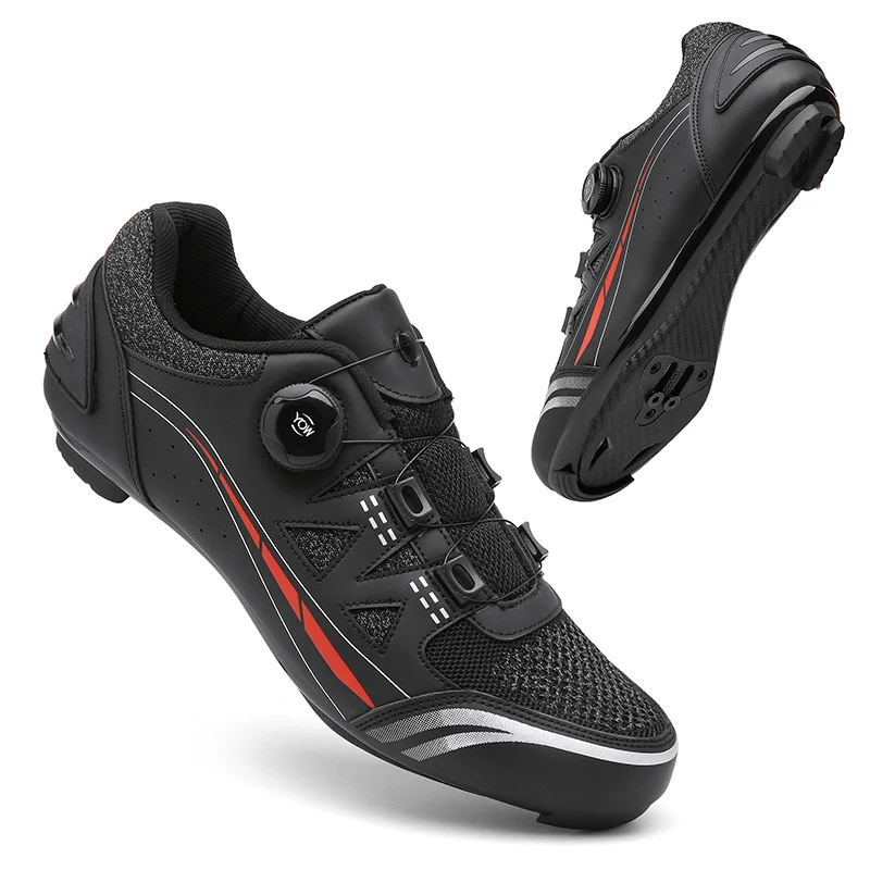 New Cycling Shoes Women Mtb Road Bike Boots Cleats Shoe Non-slip Men Racing Speed Cycling Footwear Mountain Bicycle Flat Sneaker