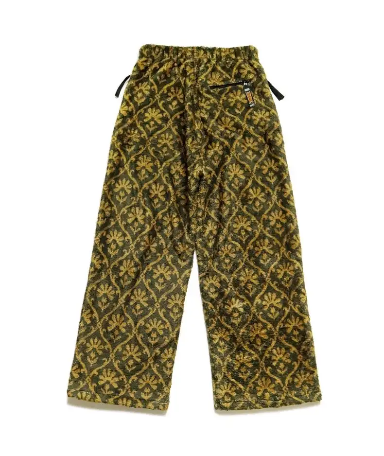 KAPITAL 24AW lambswool floral warm loose straight trousers