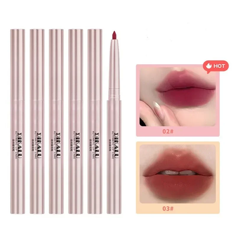 Lipliner Pencil Long Lasting Lips Cosmetic Tool Matte Soft Lip Liner Stick Quick Drying Smudge Proof Natural Lipstick Pen