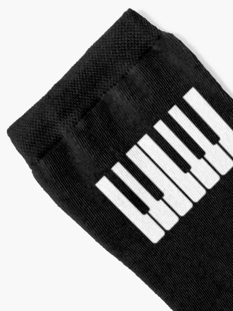 Piano / Piano - Keys Socks colored cartoon Men's new year Socks For Men Women's