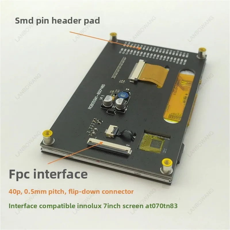5 Inch TFT LCD Capacitive Touch Display Module RGB Interface STM32 Single Chip Microcontroller Screen