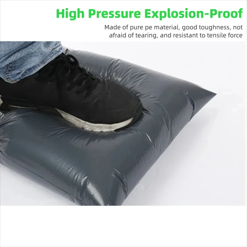 100 قطعة أكياس مغلف الشحن البلاستيك اكسبرس المغلف أكياس التخزين رمادي أبيض اللون أكياس بريد ذاتية اللصق ختم حقيبة البريد #4