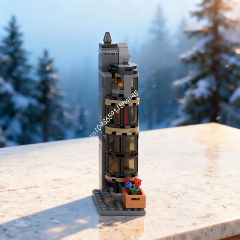 

544pcs MOC Ollivanders Madam Malkin S Robes Book Harry Model Building Blocks Construction Christmas Gifts Toy Idea Education