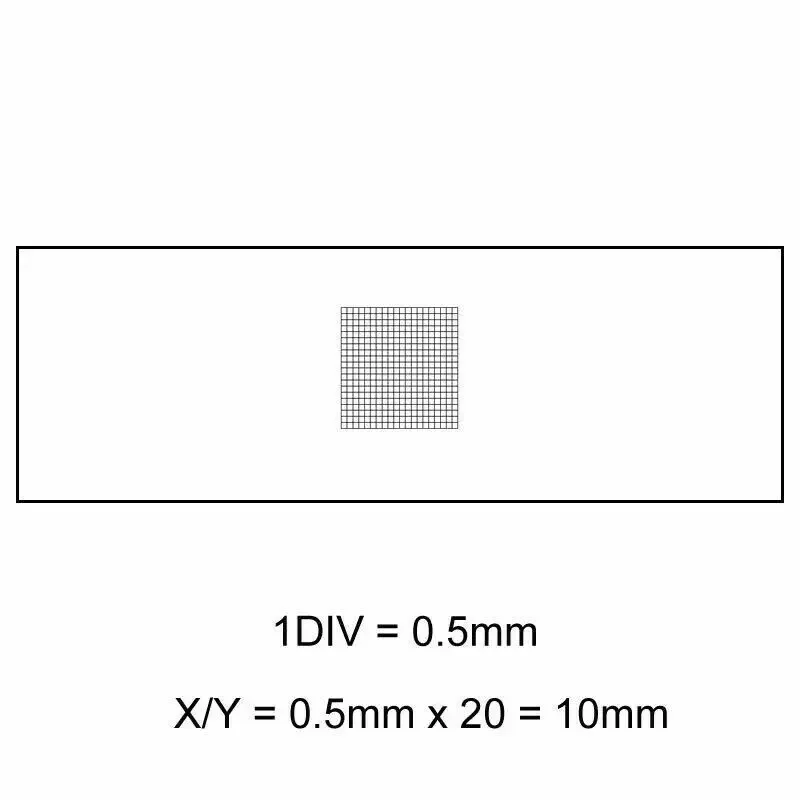 

DIV 0,5 мм микроскоп микрометр калибровочные слайды сценическое оптическое стекло аксессуар для микроскопа