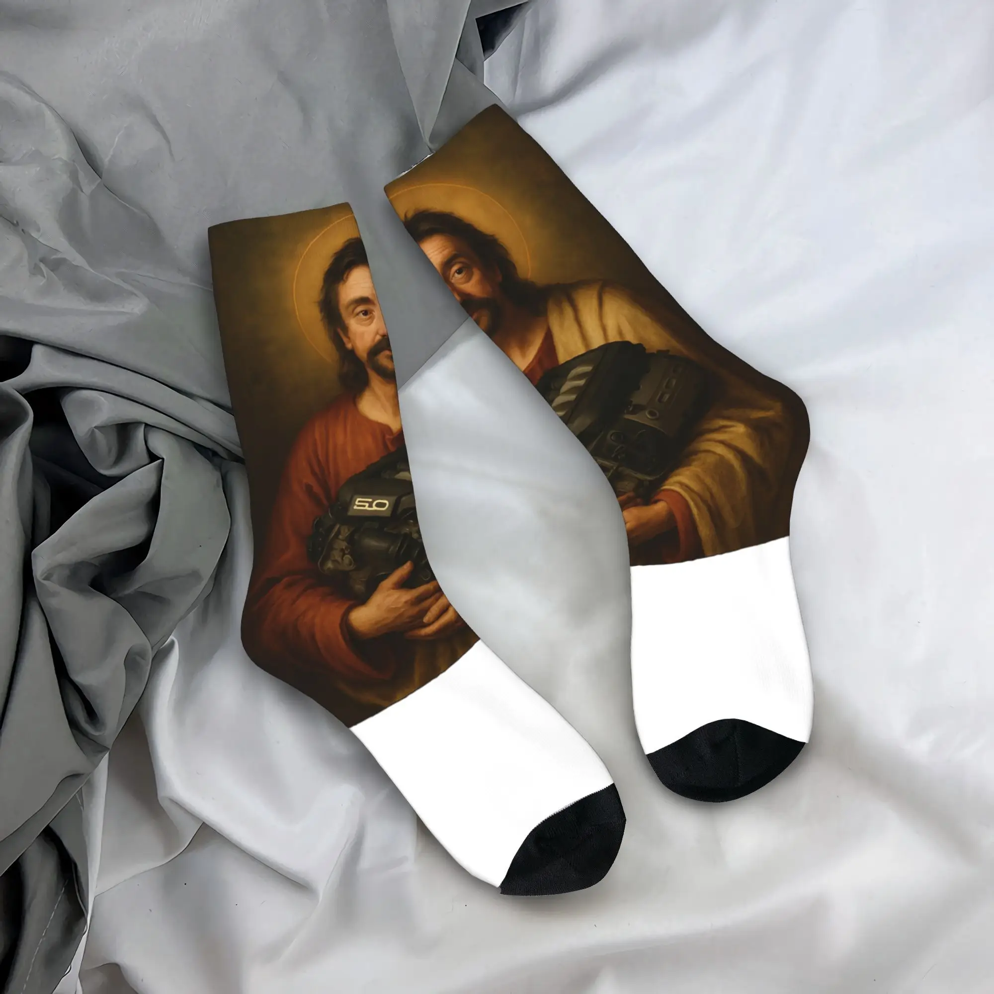 

Jeremy Clarkson Protect Us From Electric Motors Sock Spring Stockings Gothic Men Breathable Socks Running Sports Anti Skid Sock