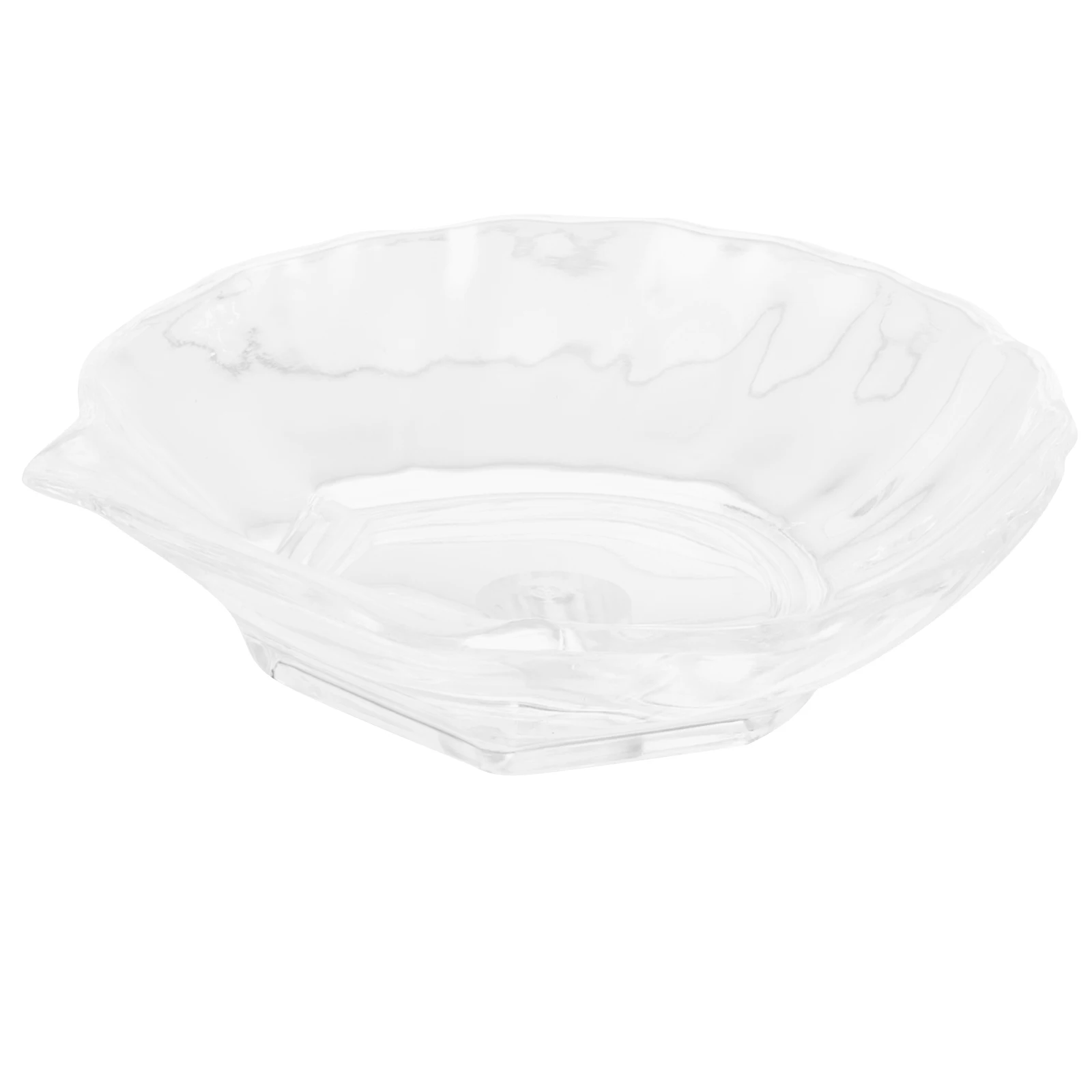 

Stylish Plastic Soap Dish in Sea Shell Form Bar Soap Container with Drainage for Bathroom Vanity Shower Storage Solution