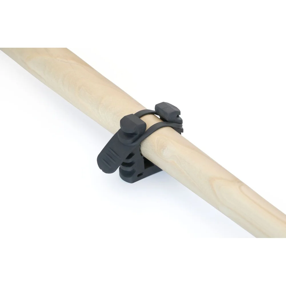 Rubber Mounting Clamp for Off Road Shovels Compatible with For TPU and TPE Tubular Tools Measuring 5/8 to 2 1/4 Inches