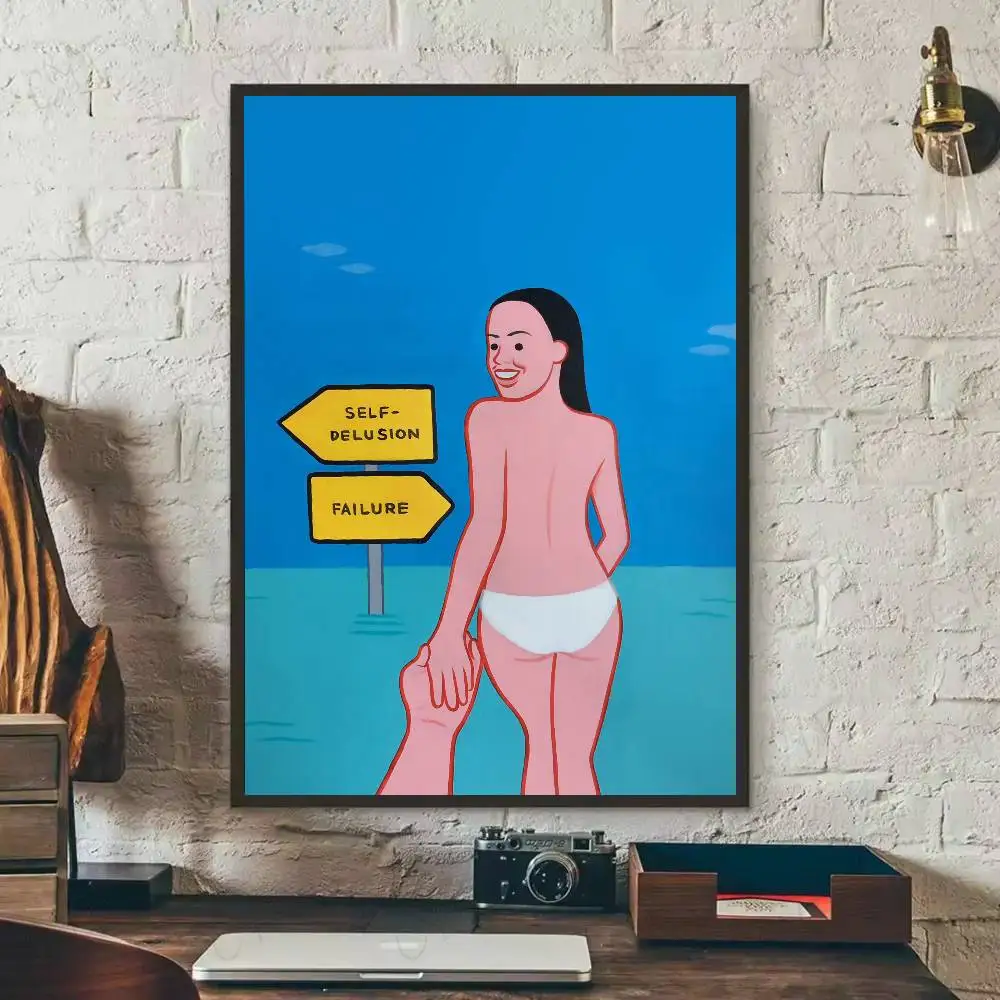 جوان كورنيلا زونزو كاريكاتير ملصق فني معرض يطبع ذاتية اللصق ديكور المنزل الديكور صور مطبوعة للحوائط ملصق غرفة المعيشة