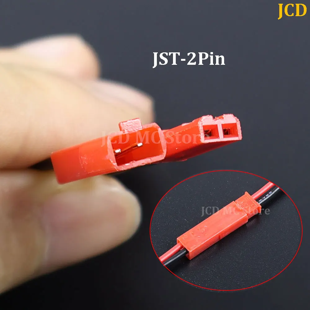 50/20/10 Pair 10CM JST Male&Female Connector JST Plug Cable DIY 2 Pin Connectors for RC Toys Battery LED Lamp