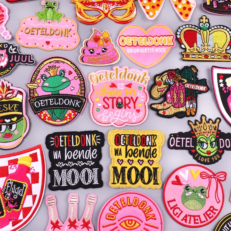 

Карнавальная нашивка с эмблемой Нідерланда, вышитые нашивки для одежды, сделай сам, лягушка, карнавальные железные нашивки, праздничные подарки