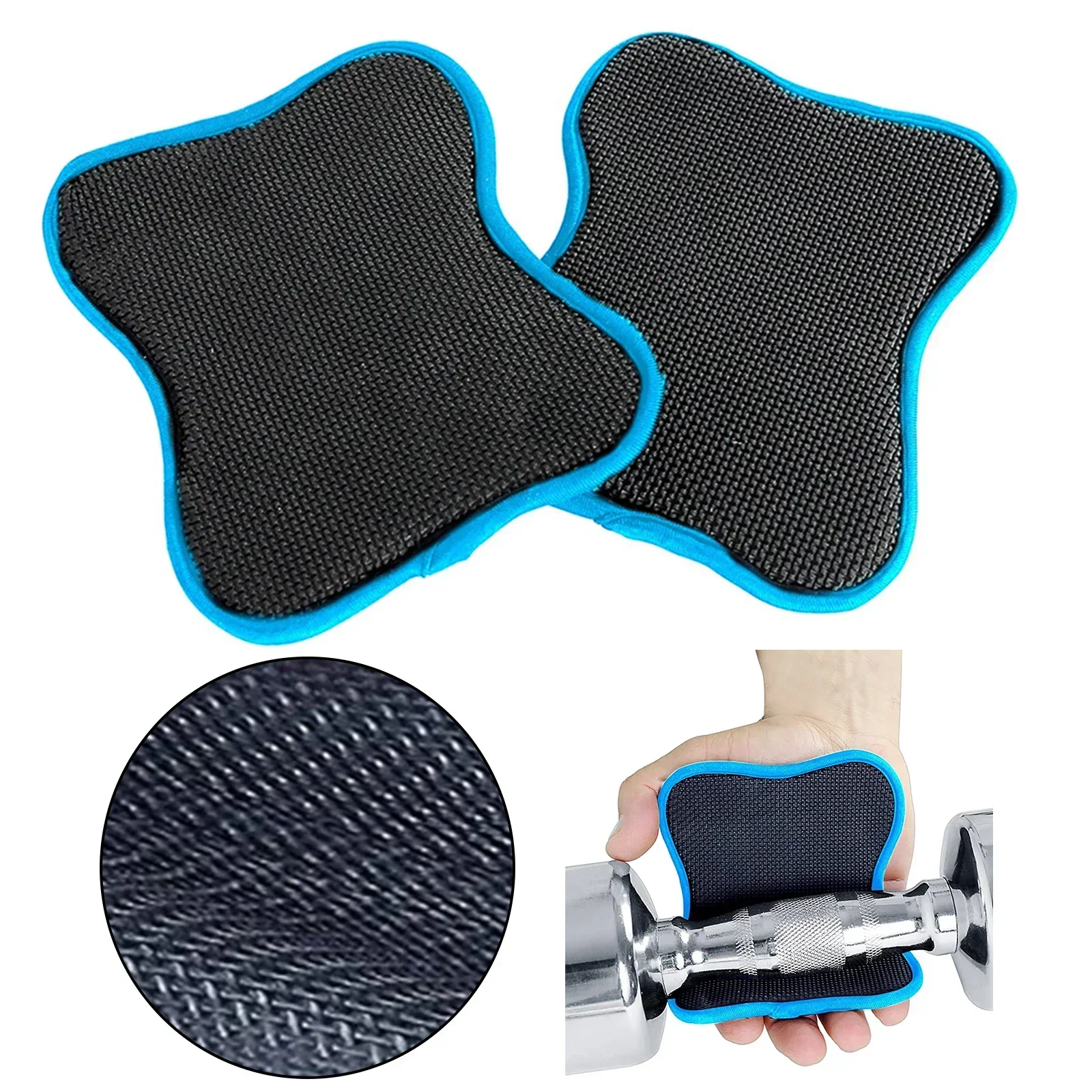 Hand Spacers Grip Pads Palm Portable Train 2pcs Aerobics Covers Exercise Gym Aids Heavy Dumbbell Lightweight Brand New