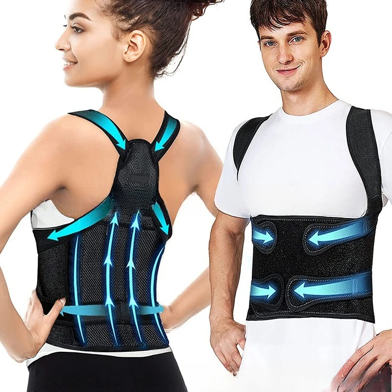 

Back fixed posture correction belt support plate open shoulder anti-hunchback