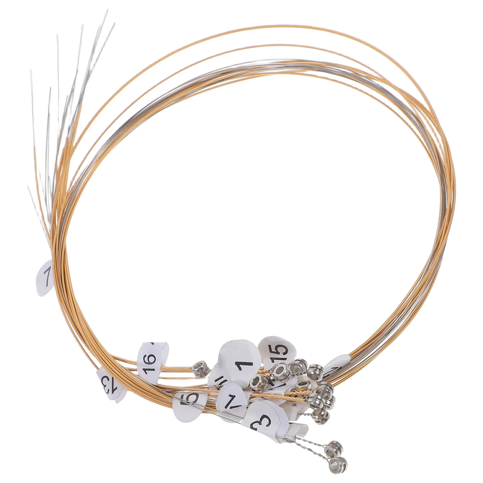 

1 Set Lyre Replacement Kit Steel Strings For Clear Sound Portable Musical Instrument Parts Accessories Strings Lyre Harp Parts