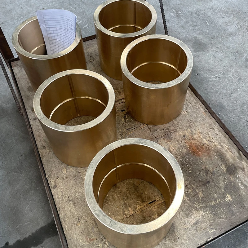 Factory Direct Custom Bronze Bushing and Brass Nuts Industrial Equipment Processing Casting Services