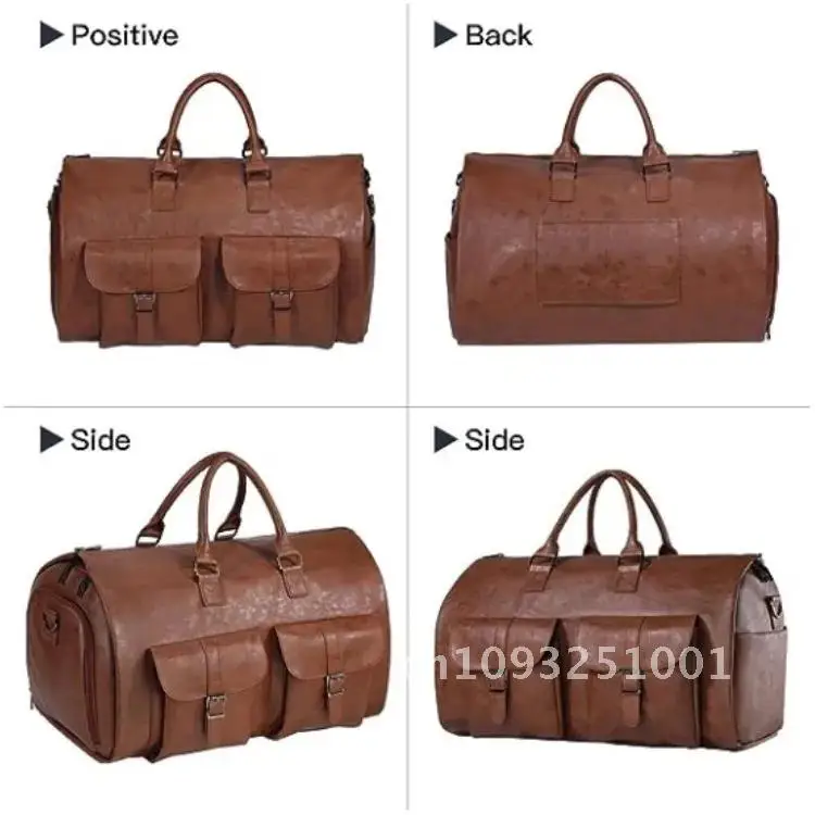 Carry-on Garment Bag Large Duffel Bag Suit Travel Bag for Flight Shoe Men Weekend Women with Bag Bag Pouch