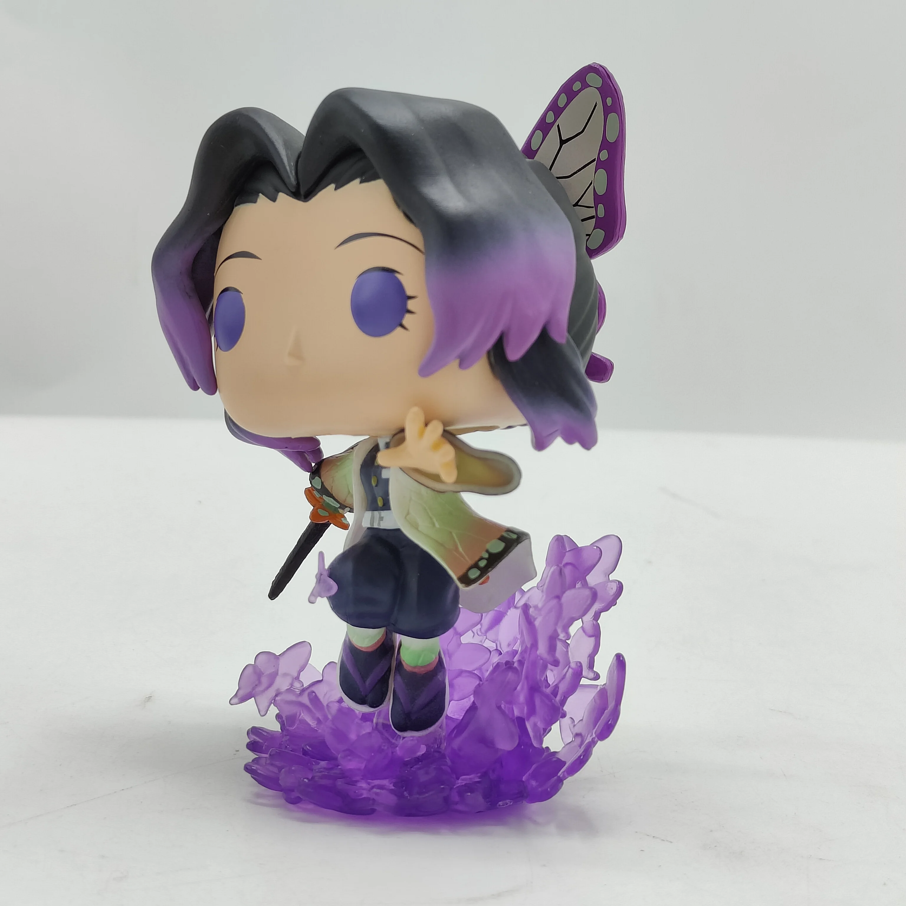 Demon Slayer 1314 Kochou Shinobu Vinyl Figurine Cute Doll Anime Peripherals Action Figure Collection Model Toys