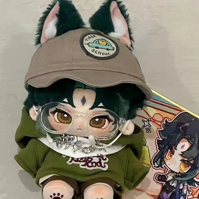 Genshin Impact Xiao peluche coton poupée sac à dos pendentif décoration jeu périphérie Collection garçon en peluche jouet cadeau