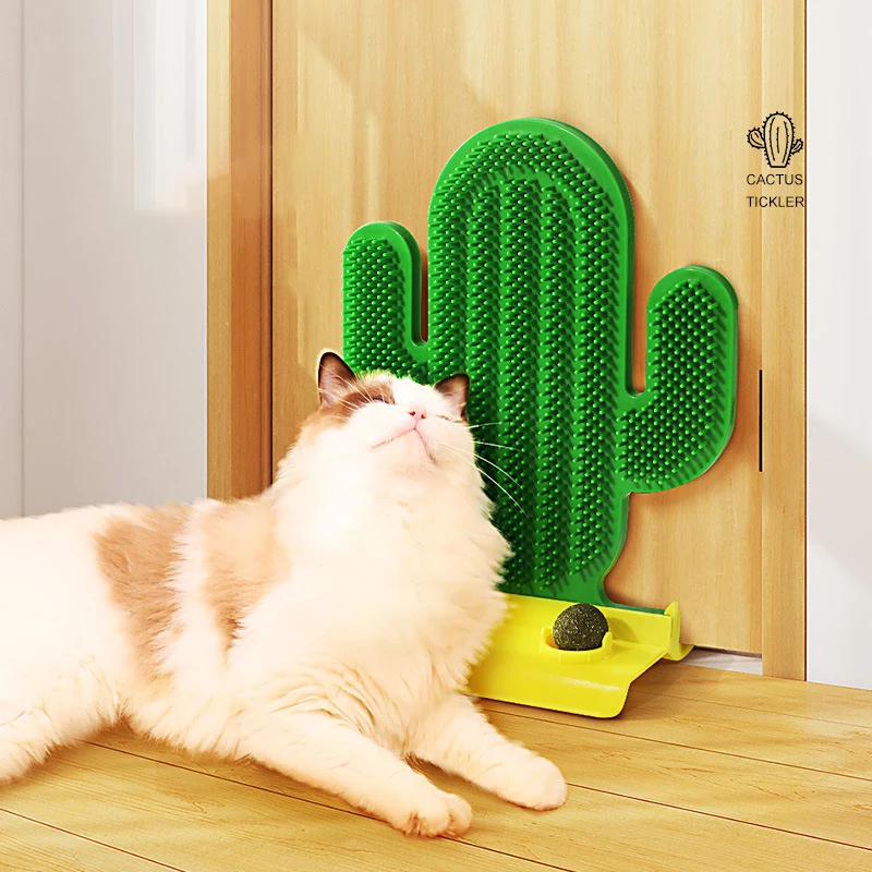 

Detachable Corner Cat Scratching Board with Catnip Balls Durable Comfortable Self Grooming Cat Massage Brush Toy Kattenkrabpaal