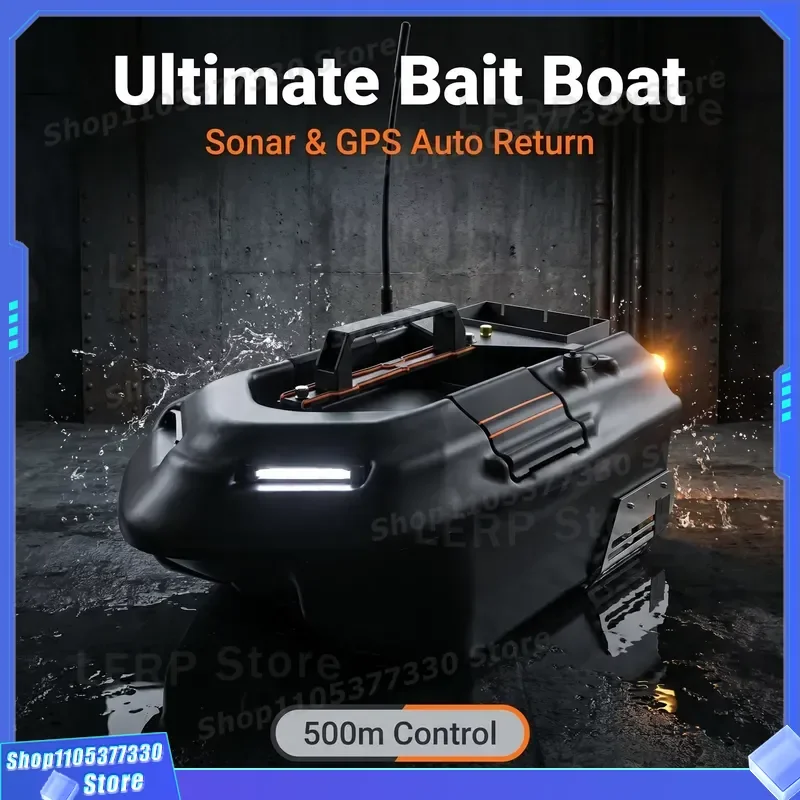 Zhanlan S3 GPS Bait Boat 83/200Hz Dual-frequency Sonar 784 GPS Positions Total Full-auto Hatch for Bait Rig Release Auto