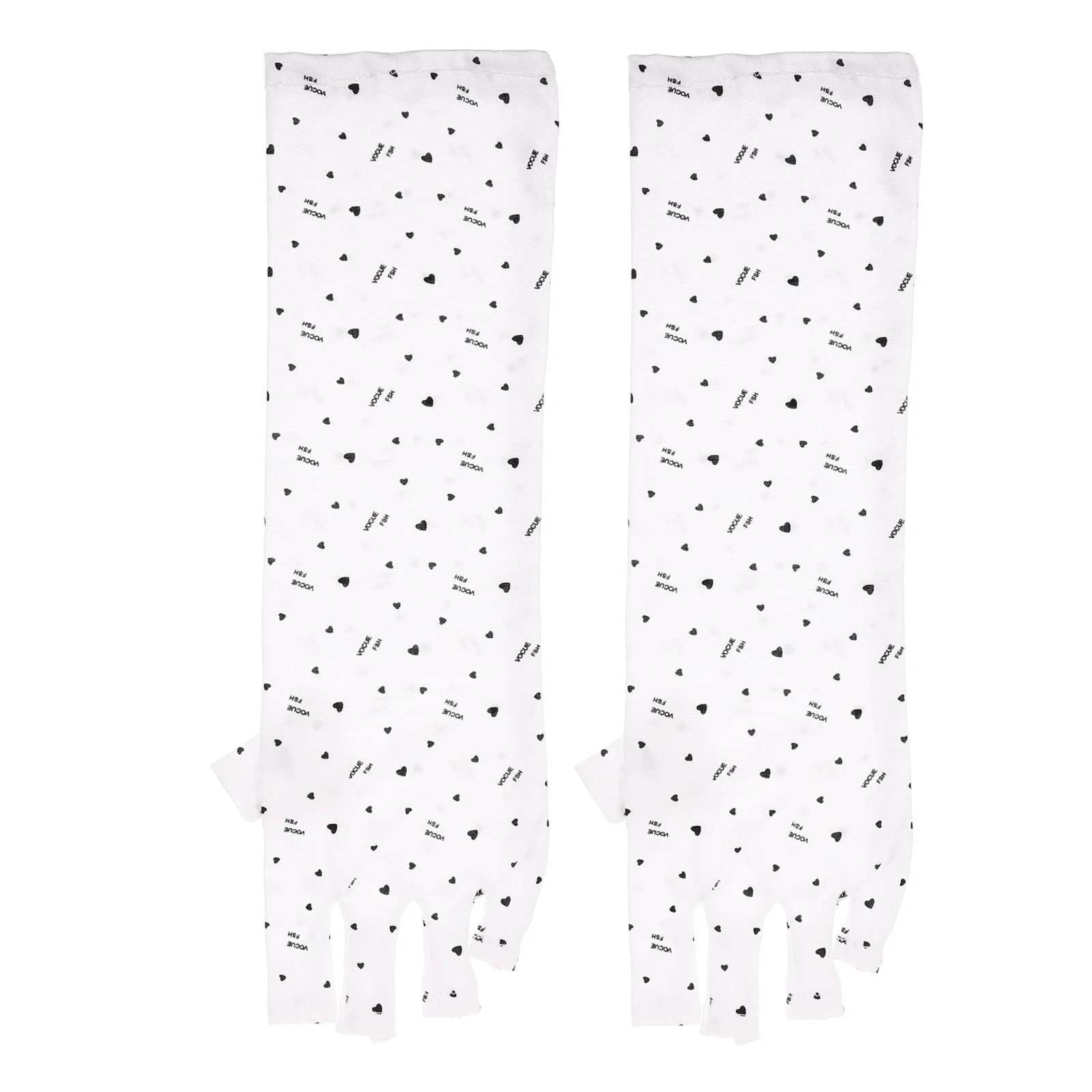 

1Pair Uv Protection Manicure Gloves Reusable Anti Uv Nail Art Hand Cover Breathable Washable Salon Accessories