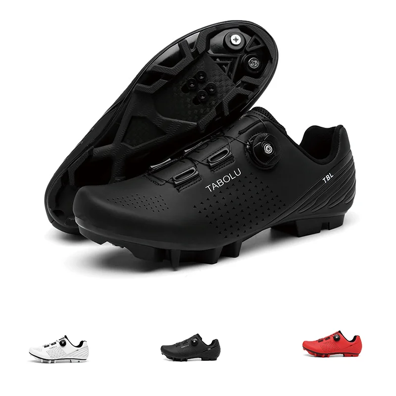 أحذية الدراجة الجبلية للرجال أحذية ركوب الدراجات أحذية MTB بإبزيم سقاطة سريع متوافق مع دواسة نظام SPD للأماكن الداخلية والخارجية #6