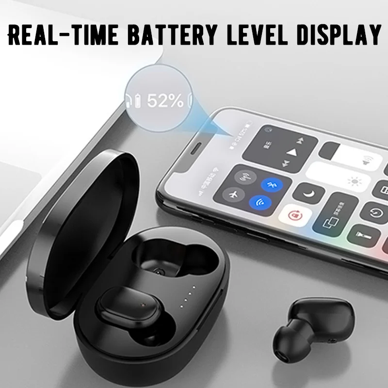 A6s Drahtlose Bluetooth-Kopfhörer Sport-Ohrhörer Langlebige Akkulaufzeit Bluetooth 5.0-Kopfhörer für iPhone Samsung Xiaomi