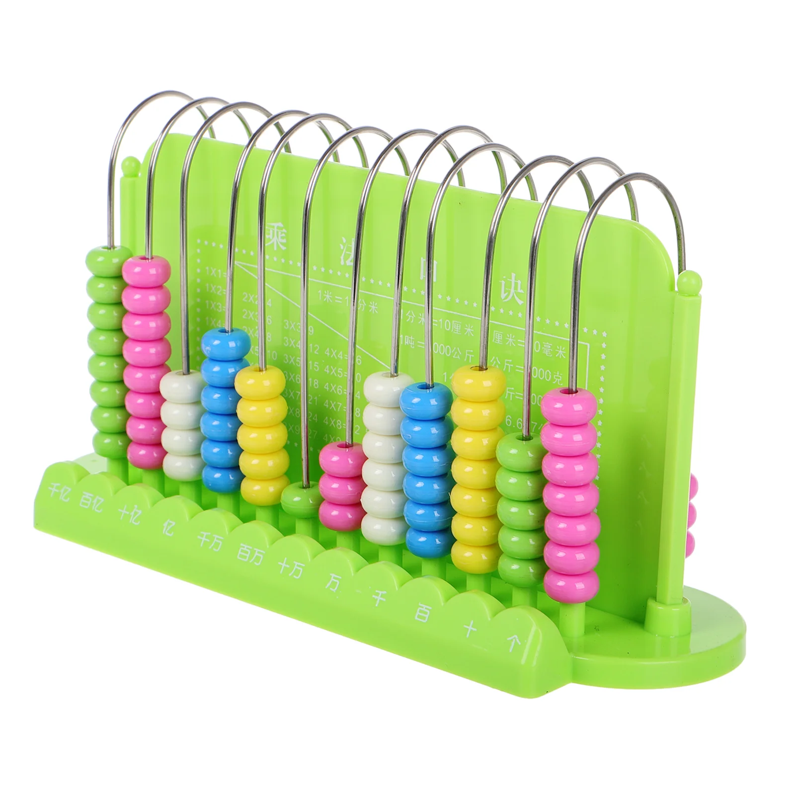 Abacus Kids Learning Toy Calculation Math 12 Rods Counting Abacuses Plastic Arithmetic Nacelle