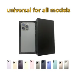 Blank White Phone Box Retail Cell Phone Packaging Paper Boxes for Mobile Phone 12 13 14 15 16 PRO Max WJ24
