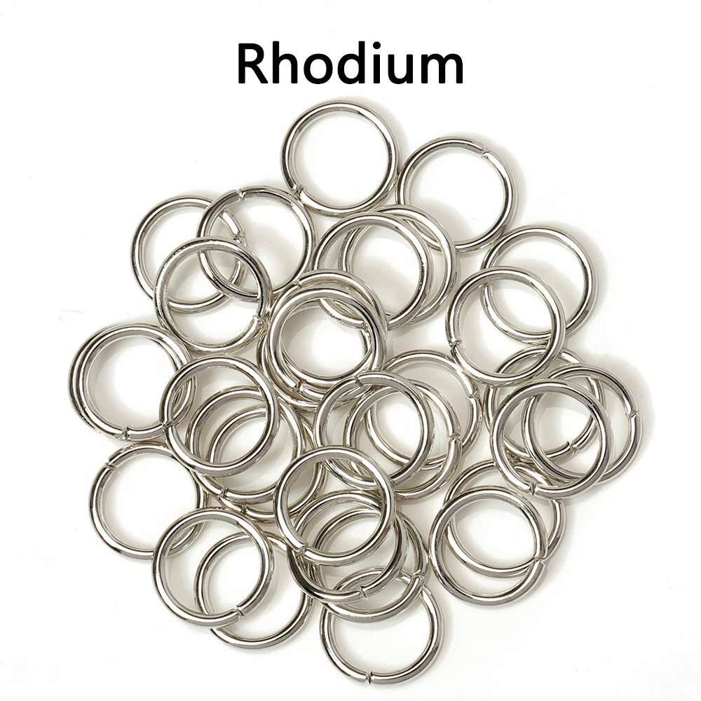 200 Stück/Los Großhandel Offene Kreis-Springringe Halskette Armband Ohrring Anhänger Verbinder DIY Schmuckherstellung Bastelzubehör – Detail 16