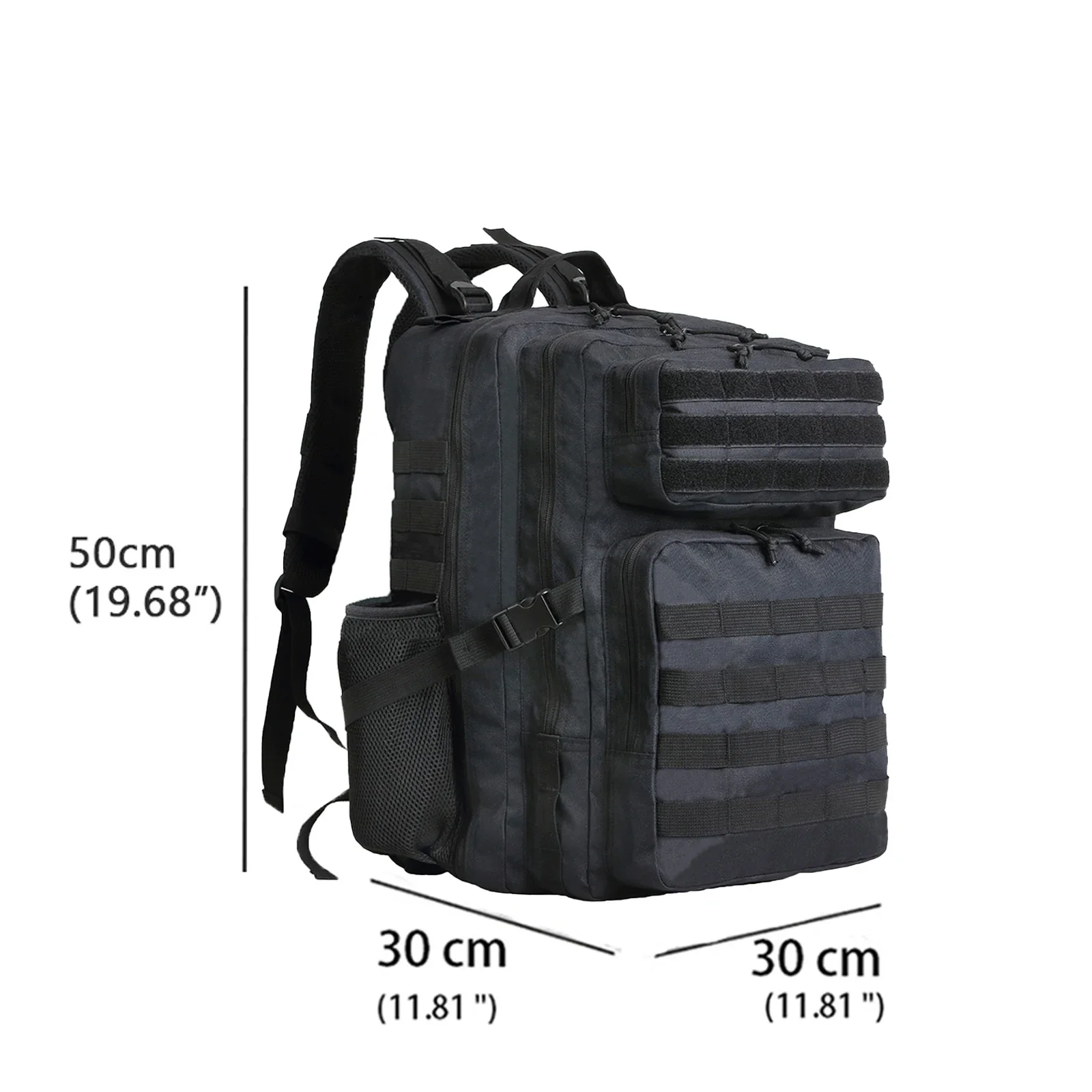 SYZM-Mochila Militar Impermeável, Mochila Tática, Softback, Ao ar livre, Pesca, Caminhada, Acampamento, Caça, 50L, 30L