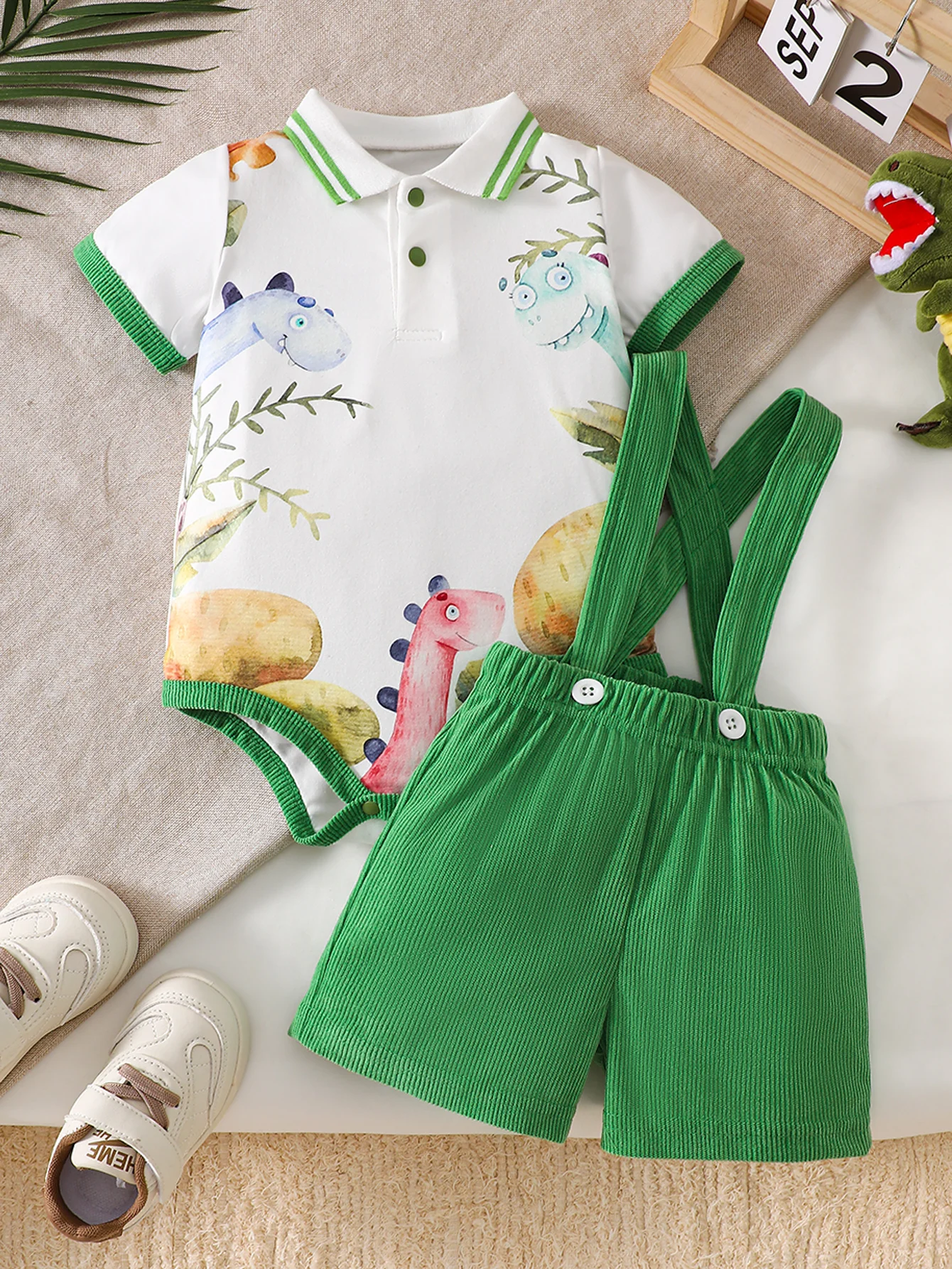 iurnxb-conjunto-de-2-pecas-de-verao-com-estampa-de-desenho-animado-para-bebes-camisa-polo-com-gravata-borboleta-shorts-com-suspensorio-conjunto-de-roupas-infantis-roupas-formais-de-1-a-18-meses