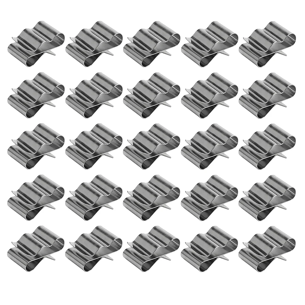 50 Pcs Boat Trailer Wire Clips Clamps Cable Thread Holder Stainless Photovoltaic