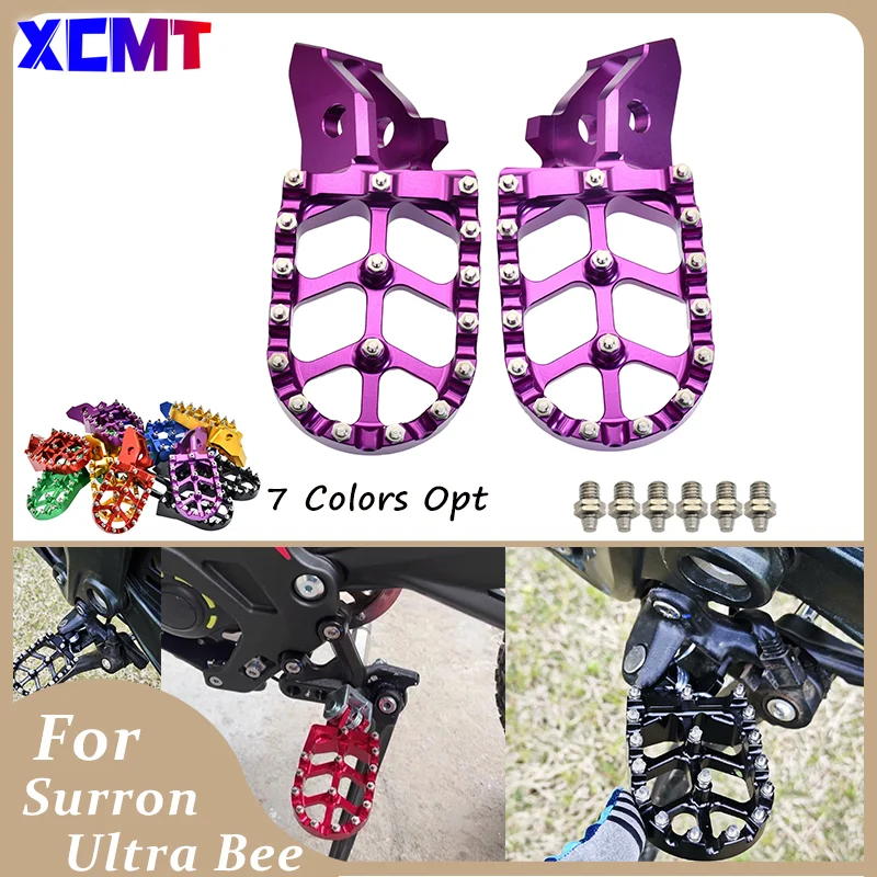 

Motorcycle For Ultrabee Surron Sur-Ron Ultra Bee Off-Road Footpeg Footpedal Footrest Foot Pegs Electric Vehicle EnduroDirt Bike