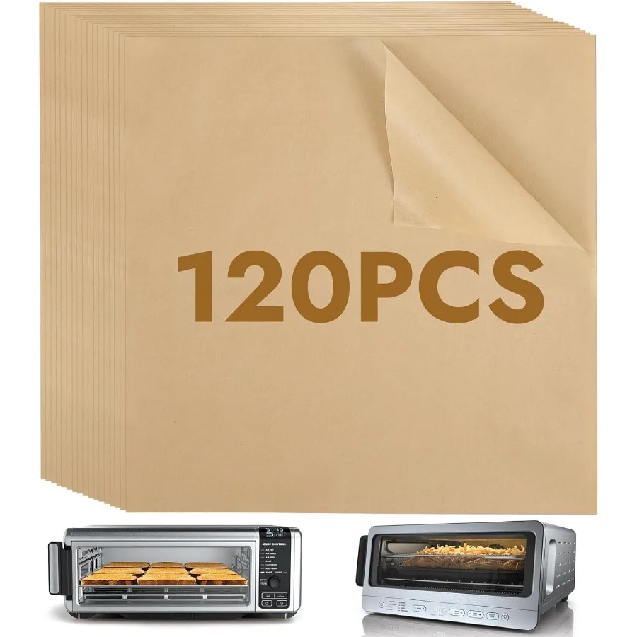 

12-дюймовая пергаментная бумага для фритюрницы Ninja SP151 SP351 SP101 SP201 SP301 120 шт. одноразовые вкладыши для фритюрницы Ninja