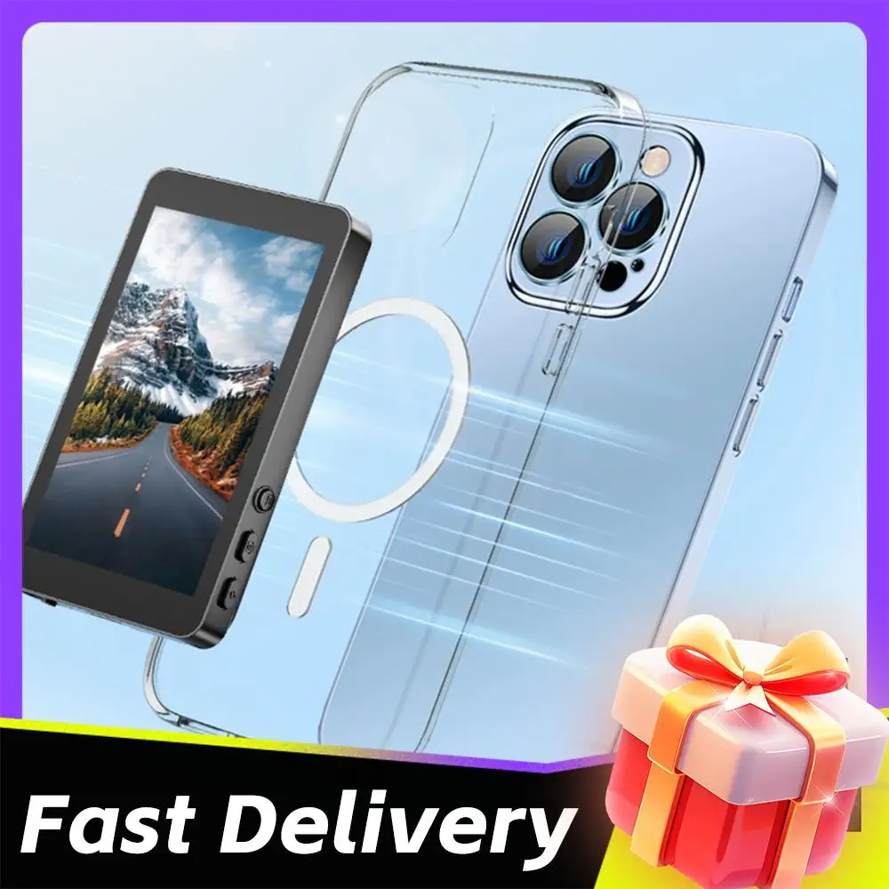 

Magnetic Phone Vlog Selfie Monitor Screen Wireless Selfie Monitor Screen Phone Vlog Selfie Screen for Selfie Vlog Live Stream