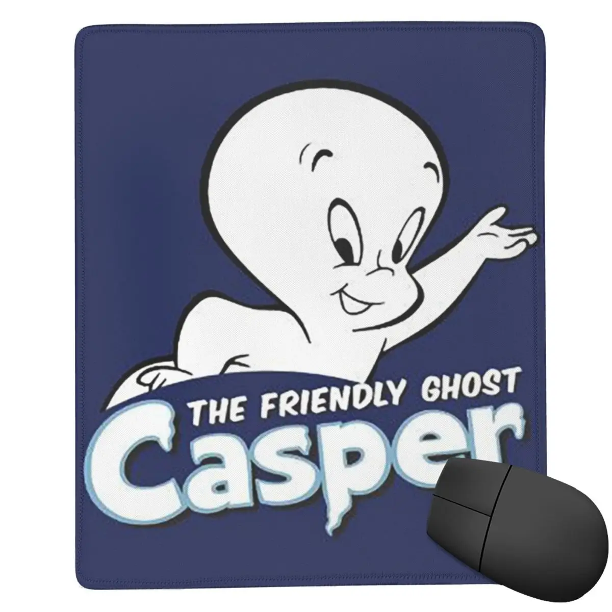 Tapis de souris Casper, le fantôme amical, pour clavier et souris d'ordinateur, tapis de bureau pour PC de jeu, ordinateur portable, accessoires de bureau.