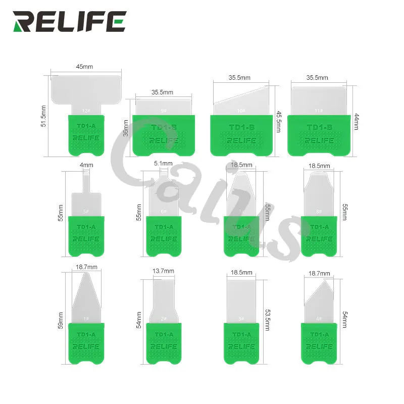 RELIFE TD1 Pro Multifunctional Dismantling LCD Screen Opener for IP Samsung Tablet Mobile Phone 12PCS Disassembly Repair Tools