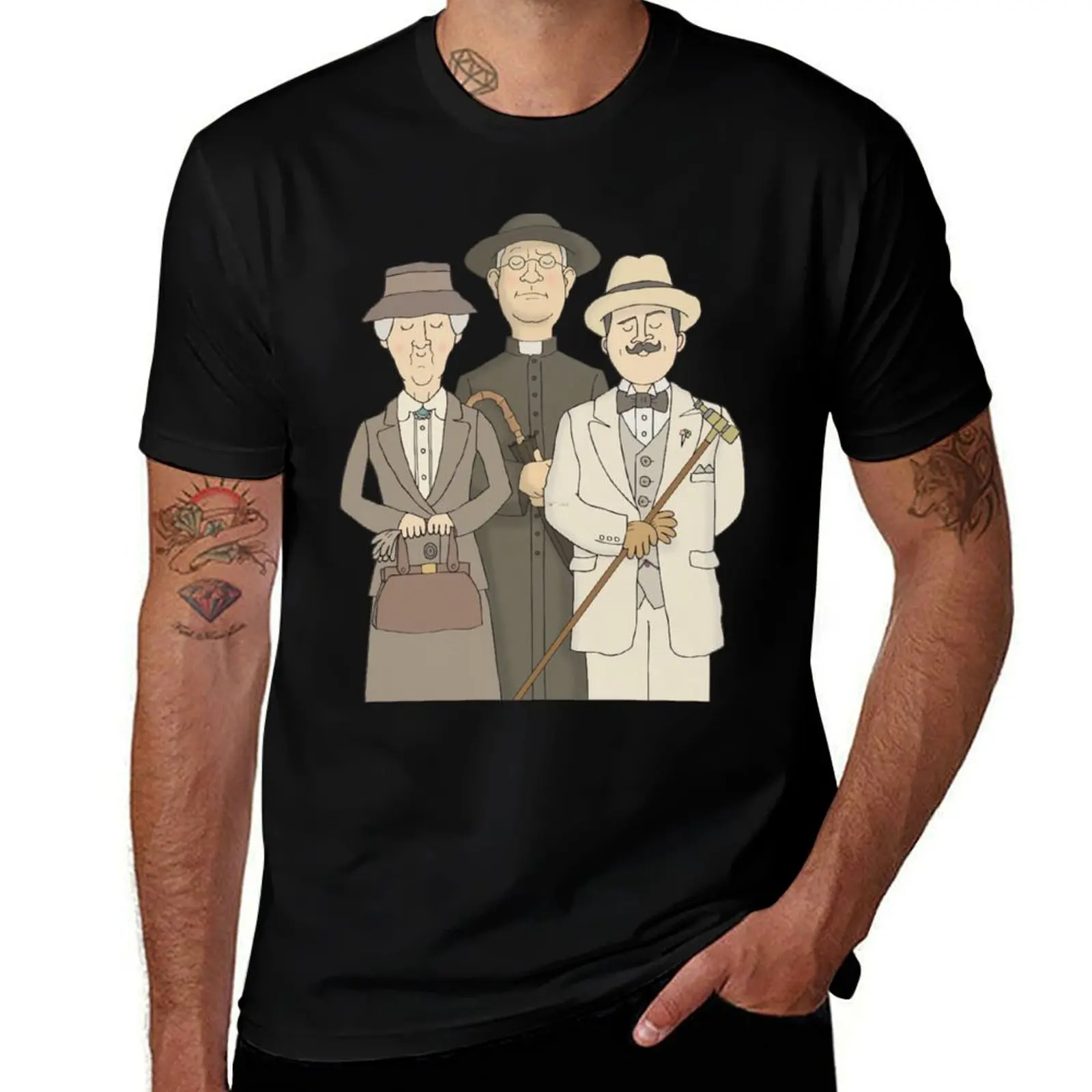 

Футболка и Father Brown, хлопковые футболки, мужские футболки высокого качества с рисунком